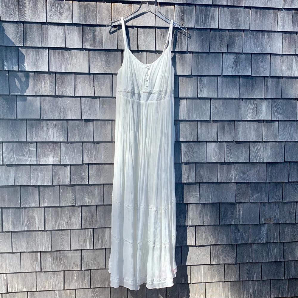 Beautiful ivory boho maxi dress Torrid size 1 NWT